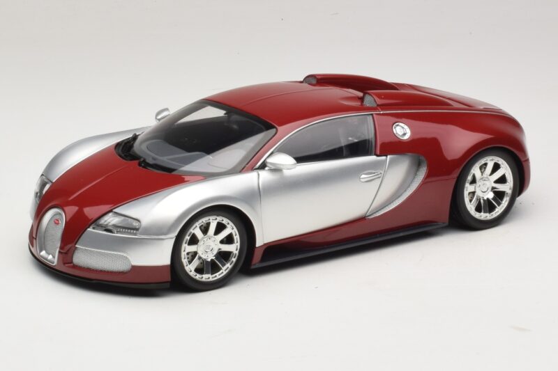 Bugatti Veyron Centenaire Edition Chrome Red Minichamps 1:18 100110851 Metall