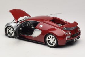 Bugatti Veyron Centenaire Edition Chrome Red Minichamps 1:18 100110851 Metall – Bild 5 von 8