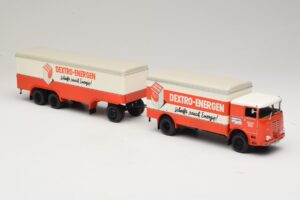 Bussing LU 11/16 Kofferanhänger Dextro Energen Minichamps 1:43 499073940 Metall – Bild 4 von 6