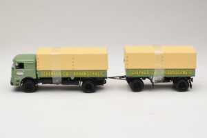 Bussing LU 11/16 Pritschenanhänger Schenker Minichamps 1:43 499073924 Metall – Bild 3 von 6