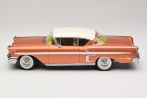 Chevrolet Bel Air Impala Coupe Kupfer & Creme KK-Scale 1:18 KKDC181591 Metall – Bild 3 von 6