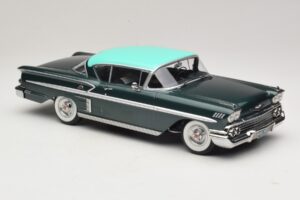 Chevrolet Bel Air Impala Coupe Dunkelgrün Metallic & Grün KK-Scale 1:18 KKDC181594 Metall – Bild 4 von 6