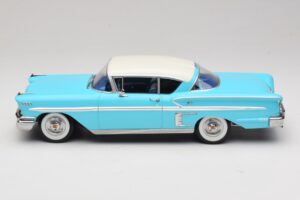 Chevrolet Bel Air Impala Coupe Türkis & Creme KK-Scale 1:18 KKDC181593 Metall – Bild 3 von 6