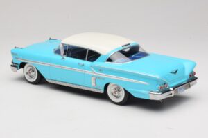 Chevrolet Bel Air Impala Coupe Türkis & Creme KK-Scale 1:18 KKDC181593 Metall – Bild 5 von 6