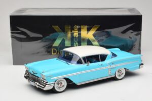 Chevrolet Bel Air Impala Coupe Türkis & Creme KK-Scale 1:18 KKDC181593 Metall – Bild 6 von 6