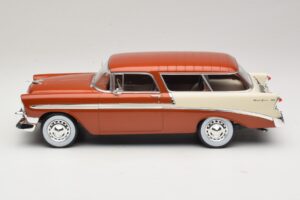 Chevrolet Bel Air Nomad Braun Metallic & Creme KK-Scale 1:18 KKDC181294 Metall – Bild 3 von 6