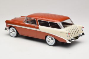 Chevrolet Bel Air Nomad Braun Metallic & Creme KK-Scale 1:18 KKDC181294 Metall – Bild 5 von 6