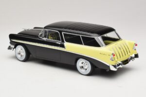 Chevrolet Bel Air Nomad Custom Schwarz & Hellgelb KK-Scale 1:18 KKDC181293 Metall – Bild 5 von 6