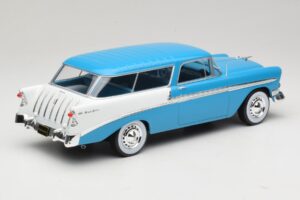 Chevrolet Bel Air Nomad Türkis & Weiss KK-Scale 1:18 KKDC181292 Metall – Bild 2 von 6