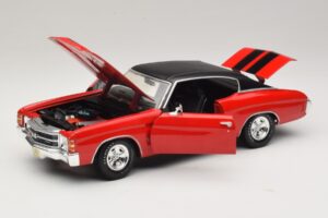 Chevrolet Chevelle SS454 Rot Maisto 1:18 31890-P1 Metall – Bild 2 von 8