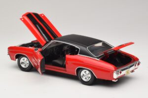 Chevrolet Chevelle SS454 Rot Maisto 1:18 31890-P1 Metall – Bild 5 von 8