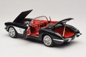 Chevrolet Corvette C1 Tuxedo Black AUTOart 1:18 71142 Metall – Bild 5 von 8