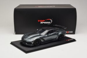 Chevrolet Corvette C7 ZR-1 Shadow Grey Metallic TopSpeed 1:18 TS0148 Resin – Bild 6 von 6