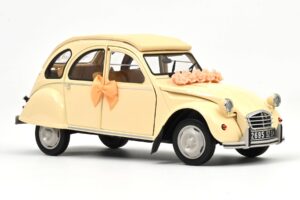 Citroen 2CV Wedding Gift Beige Norev 1:18 181475 Metall – Bild 2 von 3
