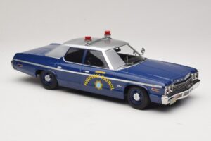 Dodge Monaco Nevada Highway Patrol Blau & Silber KK-Scale 1:18 KKDC181155 Metall – Bild 4 von 6