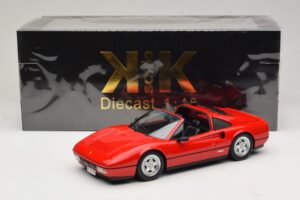 Ferrari 328 GTS Rot Mit Schwarzem Innenraum KK-Scale 1:18 KKDC180551 Metall – Bild 7 von 7