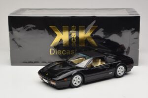 Ferrari 328 GTS US Version Schwarz Miami Vice Sonny KK-Scale 1:18 KKDC181702 Metall – Bild 7 von 7