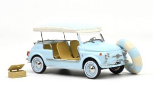 Fiat 500 Jolly Blau Norev 1:18 187793 Metall – Bild 4 von 5