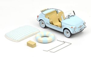 Fiat 500 Jolly Blau Norev 1:18 187793 Metall – Bild 5 von 5