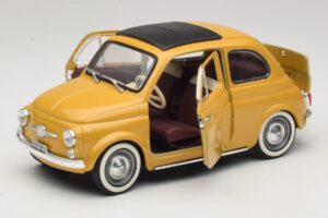 Fiat 500 Gelb Solido 1:18 8042 Metall – Bild 2 von 8