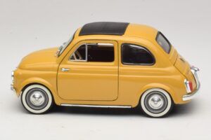 Fiat 500 Gelb Solido 1:18 8042 Metall – Bild 4 von 8