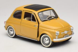Fiat 500 Gelb Solido 1:18 8042 Metall – Bild 6 von 8