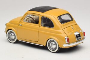 Fiat 500 Gelb Solido 1:18 8042 Metall – Bild 7 von 8