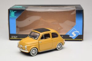 Fiat 500 Gelb Solido 1:18 8042 Metall – Bild 8 von 8