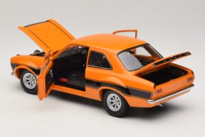 Ford Escort Mk1 RS1600 AVO Orange Mit Schwarzen Streifen Minichamps 1:18 100688104 Metall – Bild 5 von 8