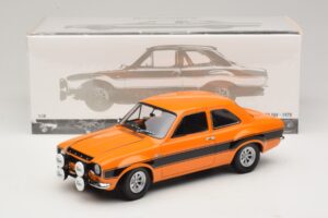 Ford Escort Mk1 RS1600 AVO Orange Mit Schwarzen Streifen Minichamps 1:18 100688104 Metall – Bild 8 von 8
