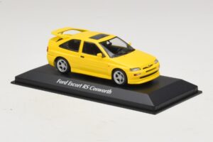 Ford Escort RS Cosworth Gelb Maxichamps 1:43 940082101 Metall – Bild 3 von 5
