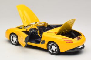 Ford Mustang Mach III Cabrio Gelb Maisto 1:18 32815 Metall – Bild 5 von 8