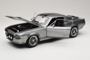 Ford Mustang Shelby GT500 Eleanor Grau Metallic & Schwarz KK-Scale 1:12 KKDC120171 Metall – Bild 2 von 8