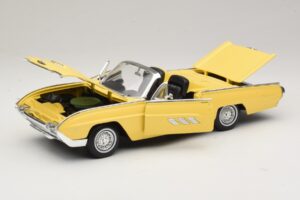 Ford Thunderbird Cabriolet Gelb Anson 1:18 30334-P1 Metall – Bild 2 von 8