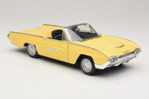 Ford Thunderbird Cabriolet Gelb Anson 1:18 30334-P1 Metall – Bild 6 von 8