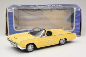 Ford Thunderbird Cabriolet Gelb Anson 1:18 30334-P1 Metall – Bild 8 von 8