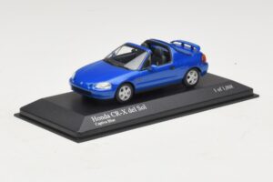 Honda CR-X del Sol EG2 Blau Metallic Minichamps 1:43 400161931 Metall – Bild 2 von 5