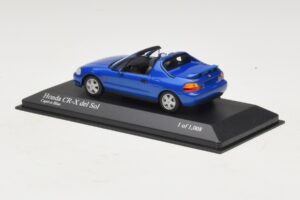Honda CR-X del Sol EG2 Blau Metallic Minichamps 1:43 400161931 Metall – Bild 3 von 5