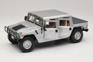 Hummer H1 Hardtop Silber Maisto 1:18 36857 Metall – Bild 2 von 8