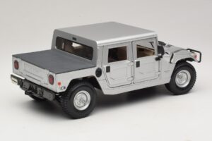 Hummer H1 Hardtop Silber Maisto 1:18 36857 Metall – Bild 3 von 8
