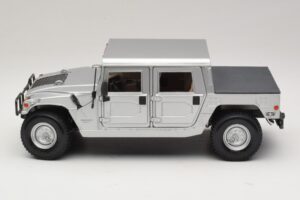 Hummer H1 Hardtop Silber Maisto 1:18 36857 Metall – Bild 4 von 8