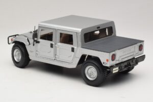 Hummer H1 Hardtop Silber Maisto 1:18 36857 Metall – Bild 7 von 8