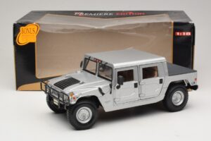 Hummer H1 Hardtop Silber Maisto 1:18 36857 Metall – Bild 8 von 8