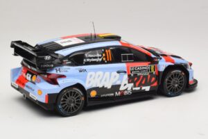 Hyundai i20 N Rally1 #11 T. Neuville / M. Wydaeghe Rally Monte Carlo 2026 IXO 1:18 18RMC270B Metall – Bild 2 von 6