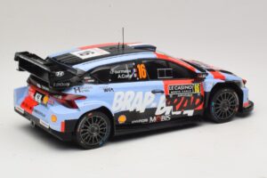 Hyundai i20 N Rally1 #16 A. Fourmaux / A. Coria Rally Monte Carlo 2026 IXO 1:18 18RMC270A Metall – Bild 2 von 6
