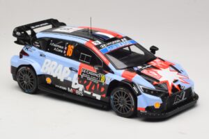 Hyundai i20 N Rally1 #16 A. Fourmaux / A. Coria Rally Monte Carlo 2026 IXO 1:18 18RMC270A Metall – Bild 4 von 6