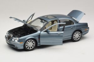 Jaguar S-Type X200 Blau Maisto 1:18 31865 Metall – Bild 2 von 8