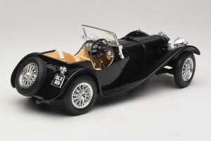 Jaguar SS100 Roadster Schwarz Bburago 1:18 3006-M3 Metall – Bild 2 von 6