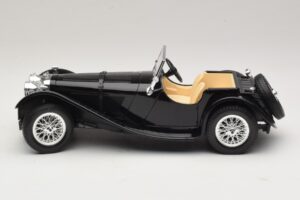 Jaguar SS100 Roadster Schwarz Bburago 1:18 3006-M3 Metall – Bild 3 von 6