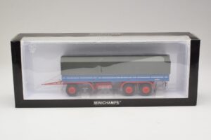 Kassbohrer 3-Achs Blau Schwarz Minichamps 1:43 439161090 Metall – Bild 6 von 6